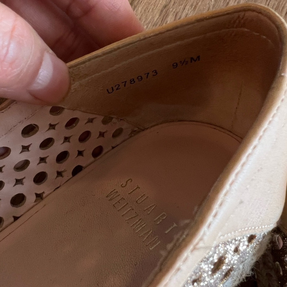 Stuart Weitzman Women’s County Ballet Flat | Espadrilles | Size 9.5 - Picture 10 of 15